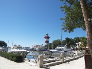 Harbour Town Lighthouse and boats